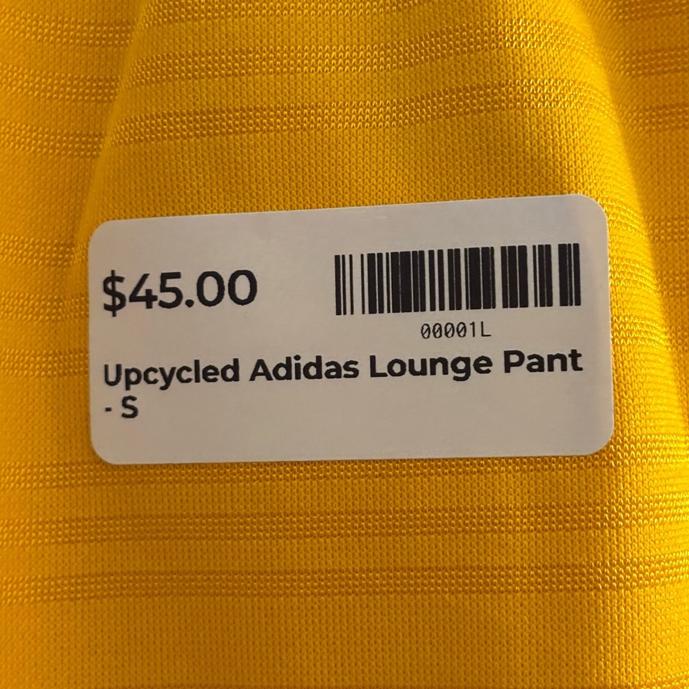 Adidas Upcycled Multicolor Patchwork Jogger Lounge Pants - Picture 4 of 4